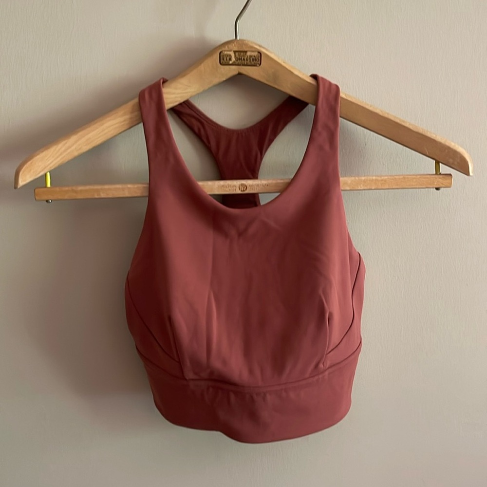 Lulu Sports Bra- Rust, Burnt Orange